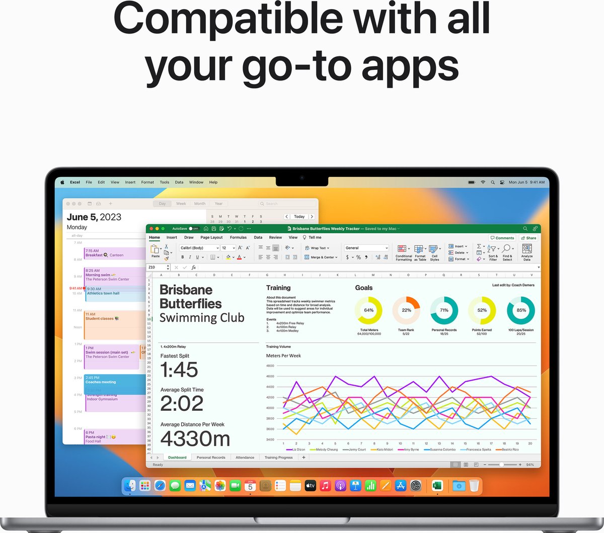 MacBook Air 15 inch M2 8-core CPU 10-core GPU 256 GB 8 GB