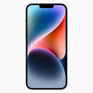 Refurbished iPhone 14 128 GB blauw - voorkant