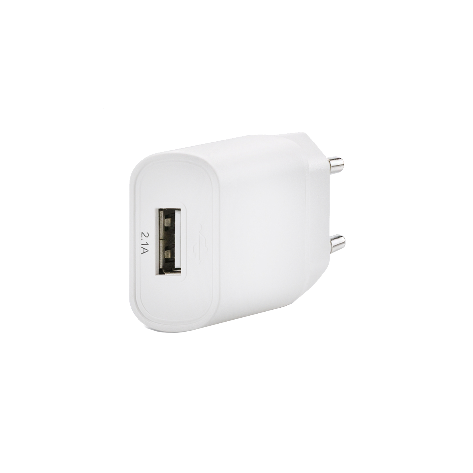 Refurbished Xccess Oplader Enkele USB 2.1A - Wit